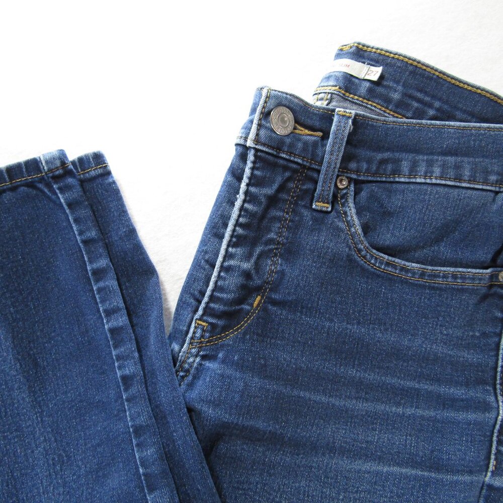 Levi's 312 Shaping Slim Midi Rise Denim Jeans Womens 27 Blue Medium Wash 1000181 - Picture 12 of 13